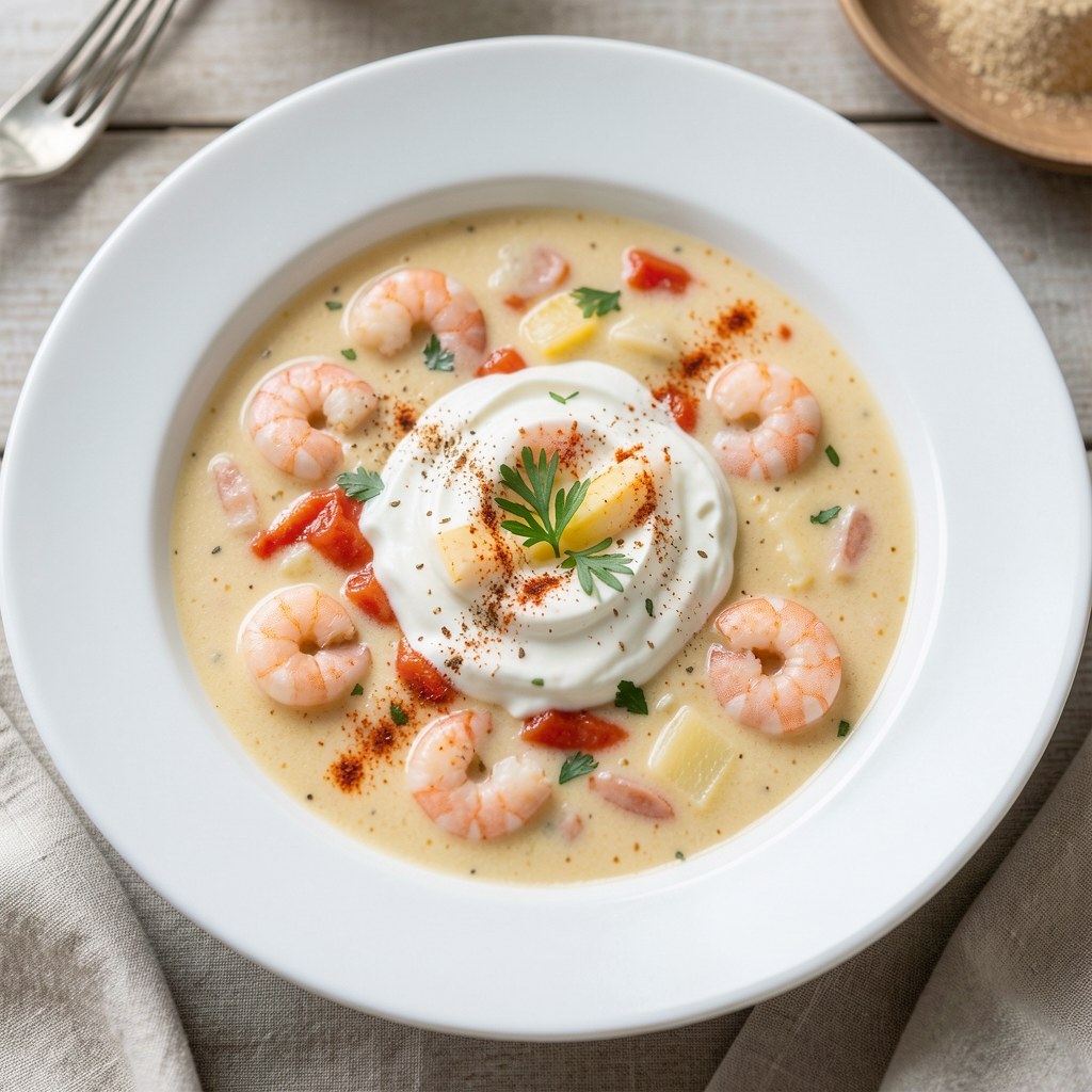 Zupa z krewetek