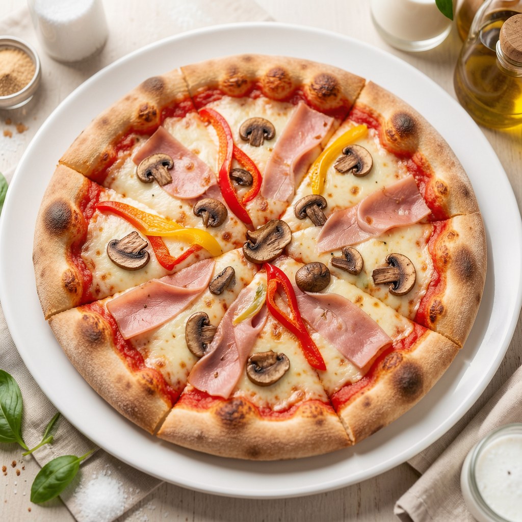 Pizza z szynką