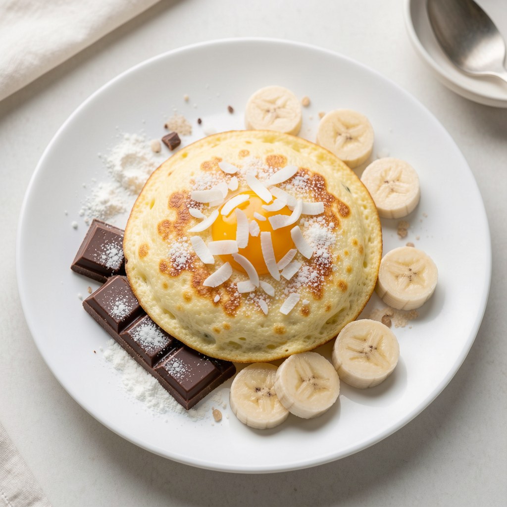 Kokosowy omlet