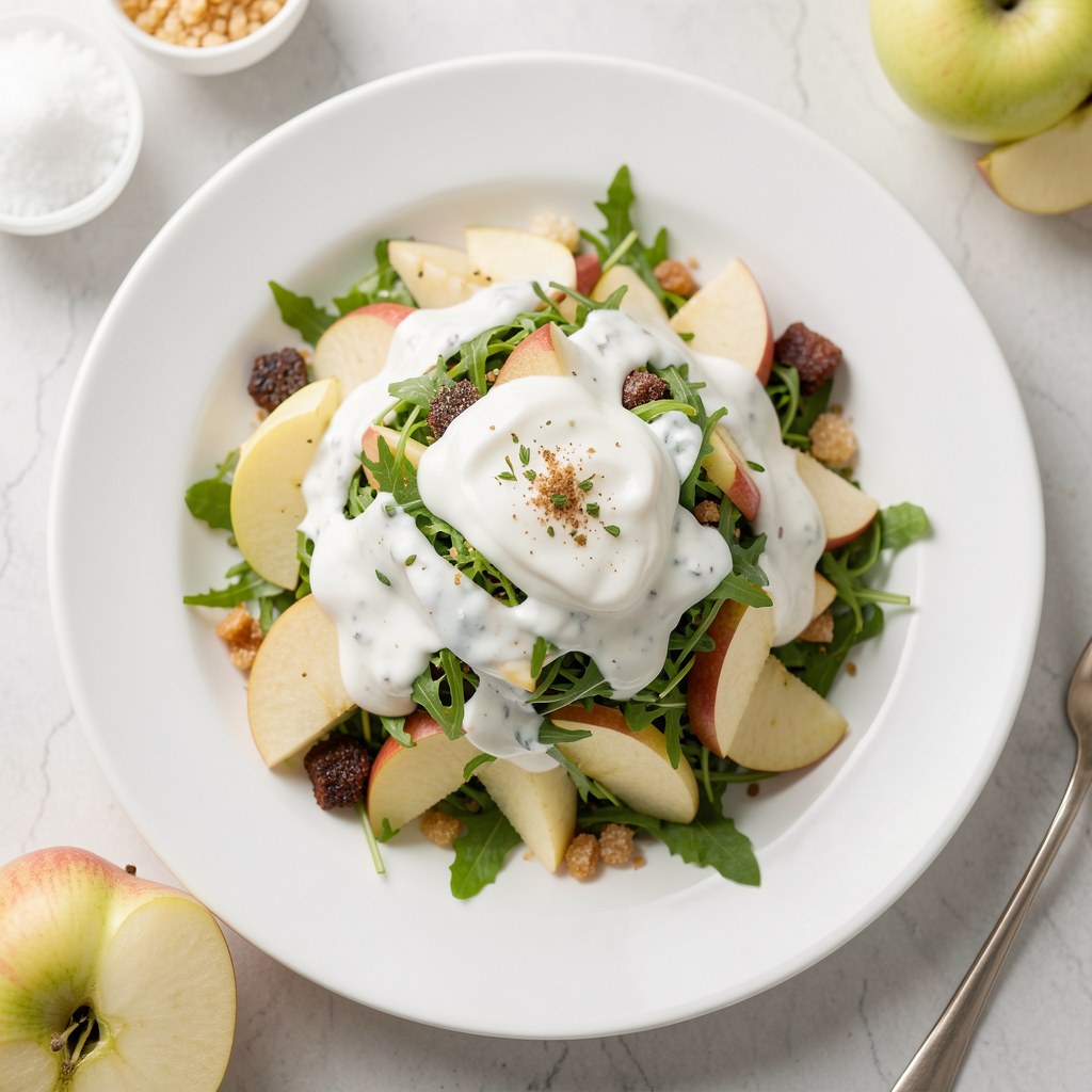 Surówka z cykorii ze śmietaną