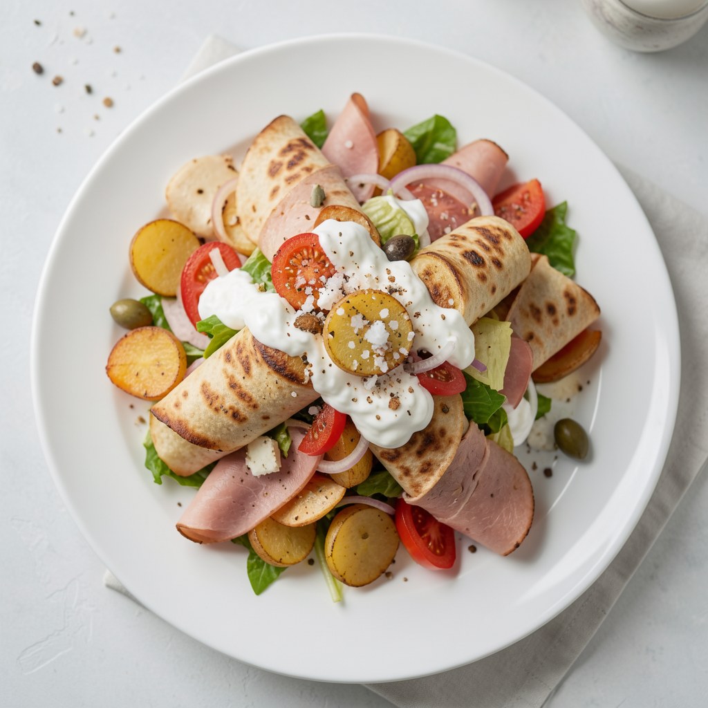 Gyros z ziemniakami