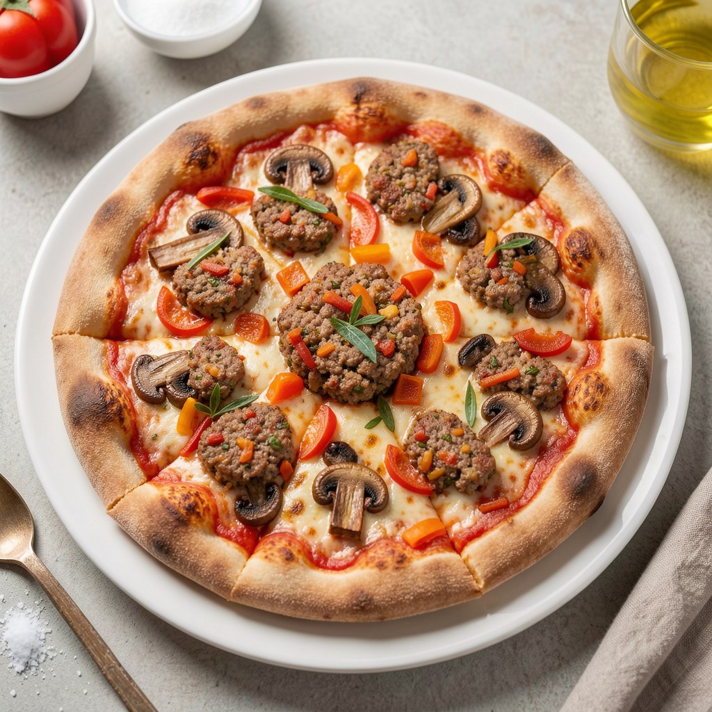 Pizza z keftą
