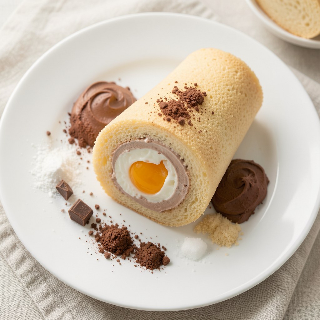 Rolada z czekoladowym kremem