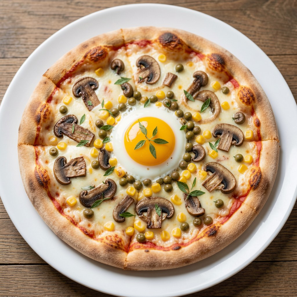 Pizza z jajkiem