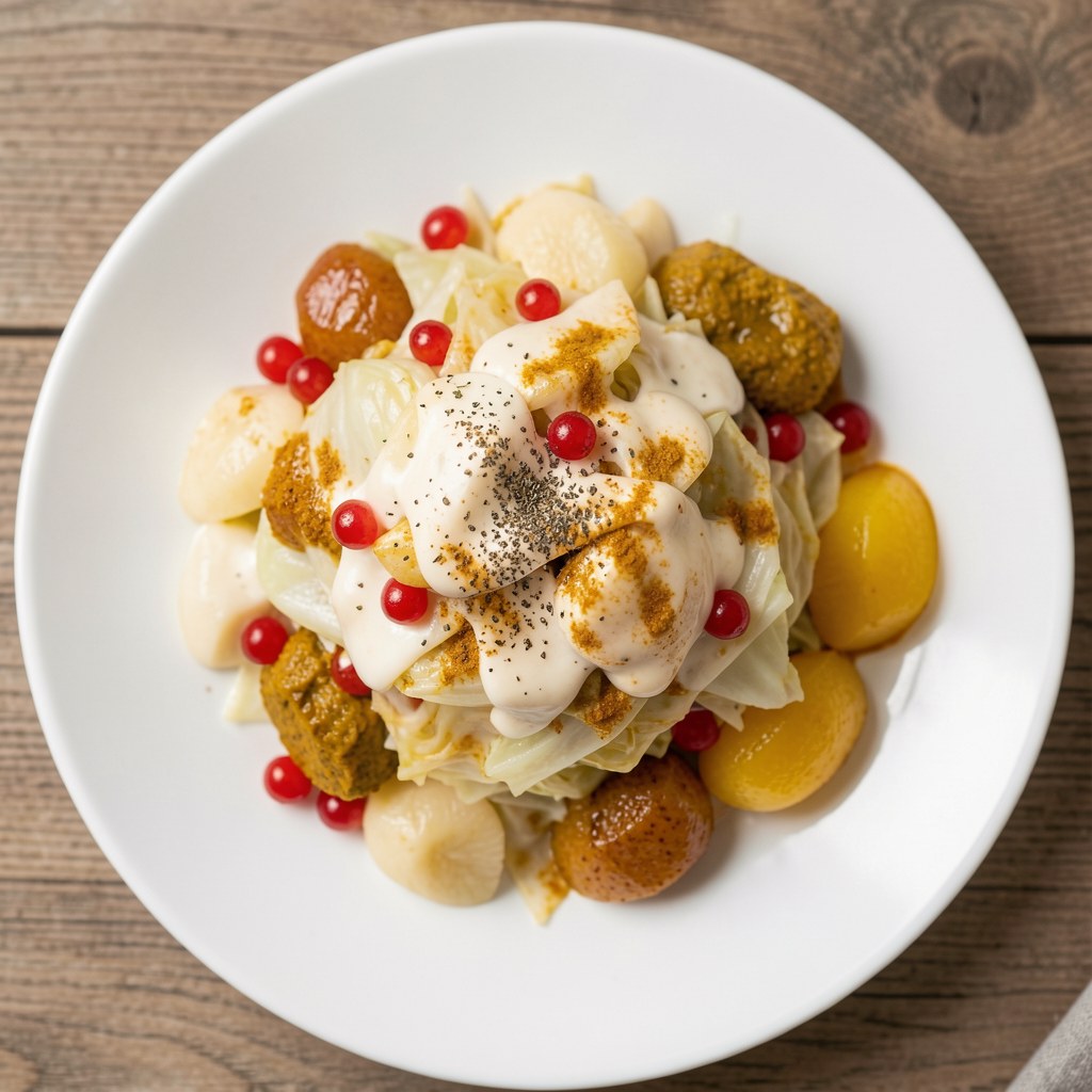 Surówka z kapusty pekińskiej z rodzynkami