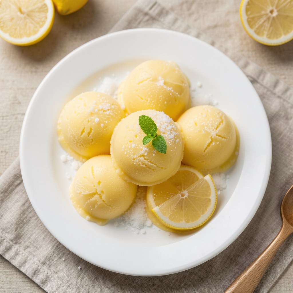 Lody limonkowe