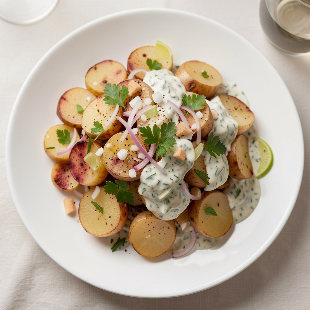 Sałatka z ziemniaków z winem