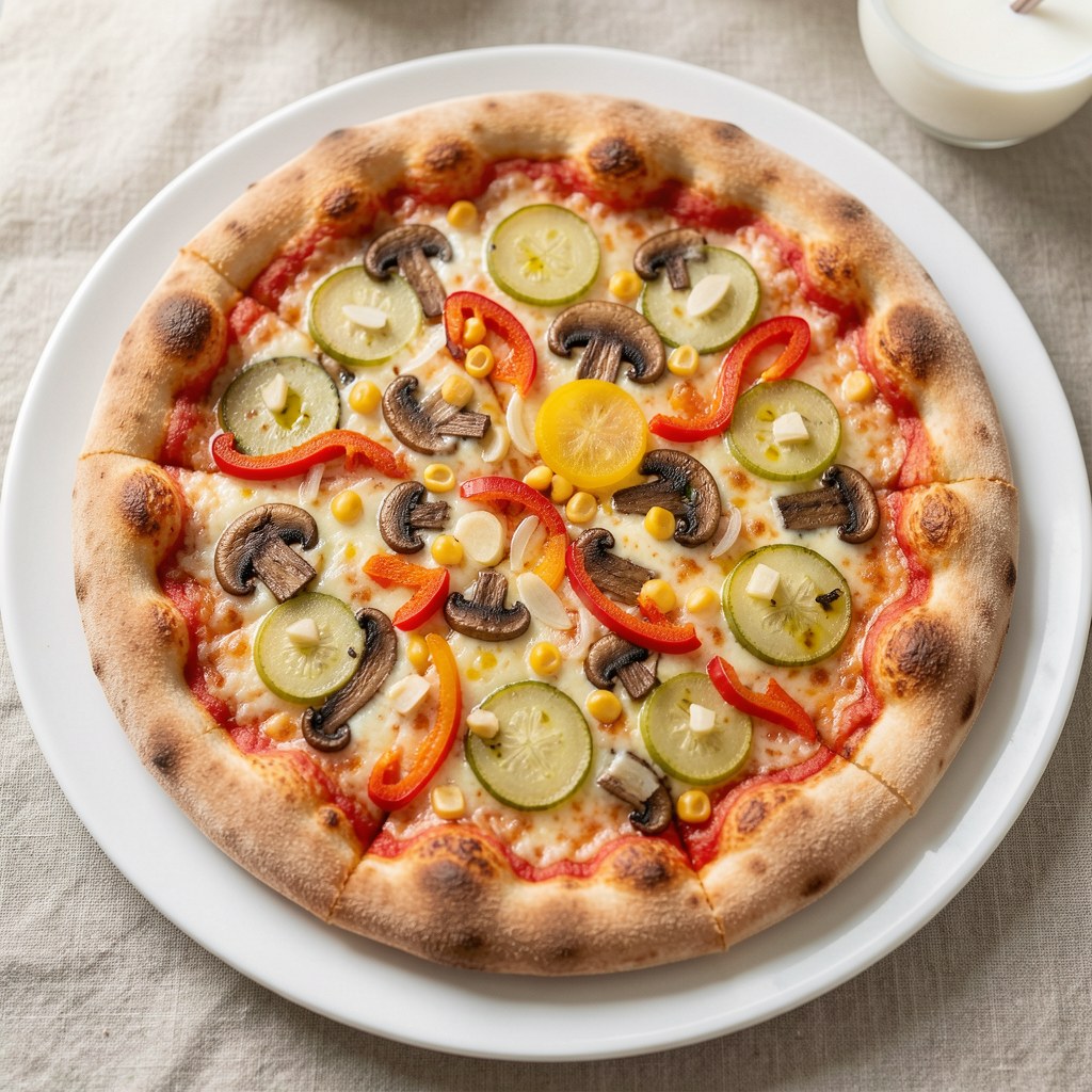 Pizza z ogórkiem
