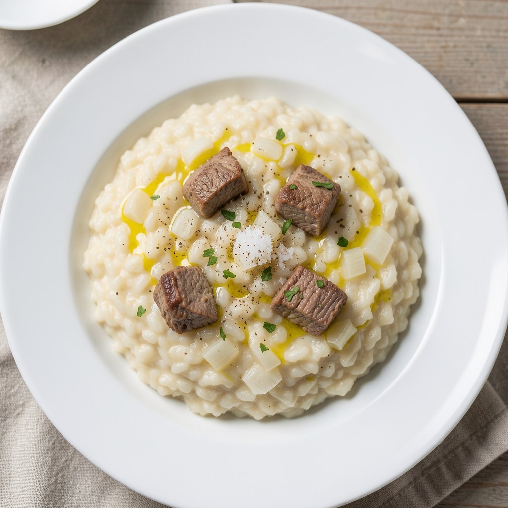 Risotto z mięsem