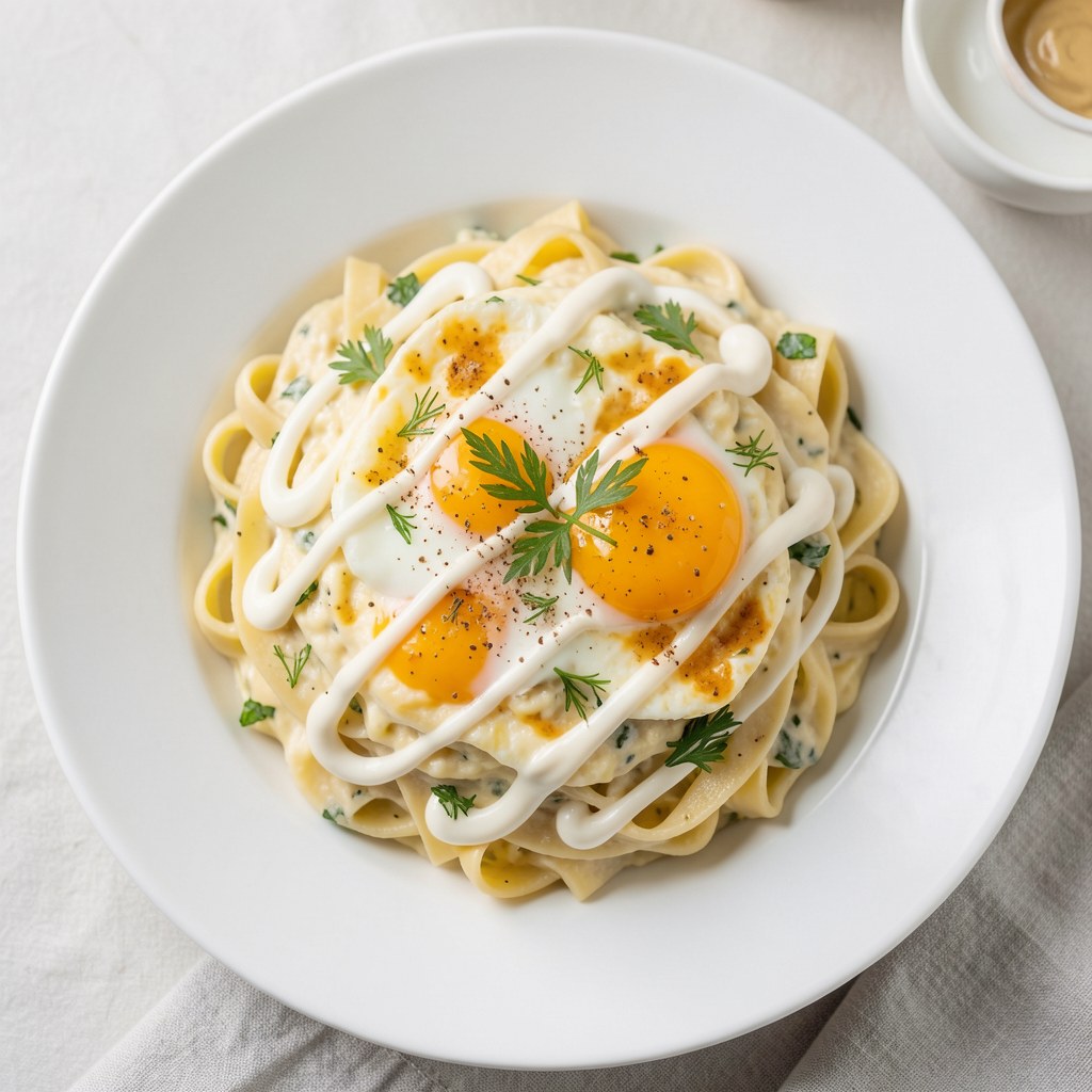 Pasta z jajek ze szczypiorkiem