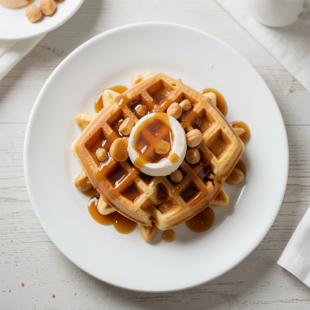Wafle z karmelem