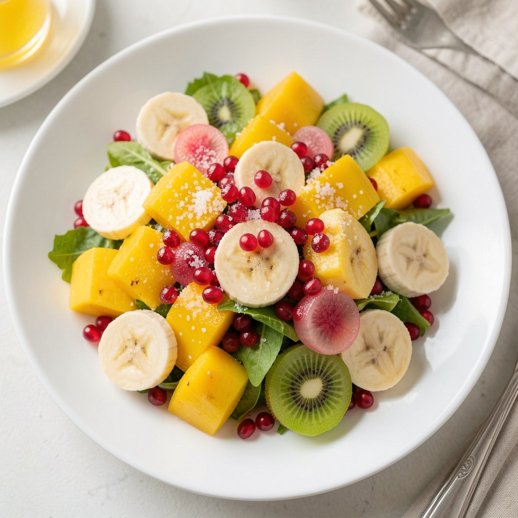 Sałatka z granatem i mango