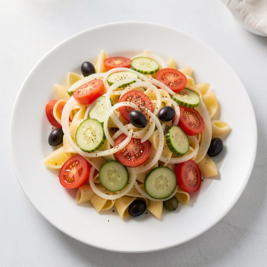 Sałatka z makaronem