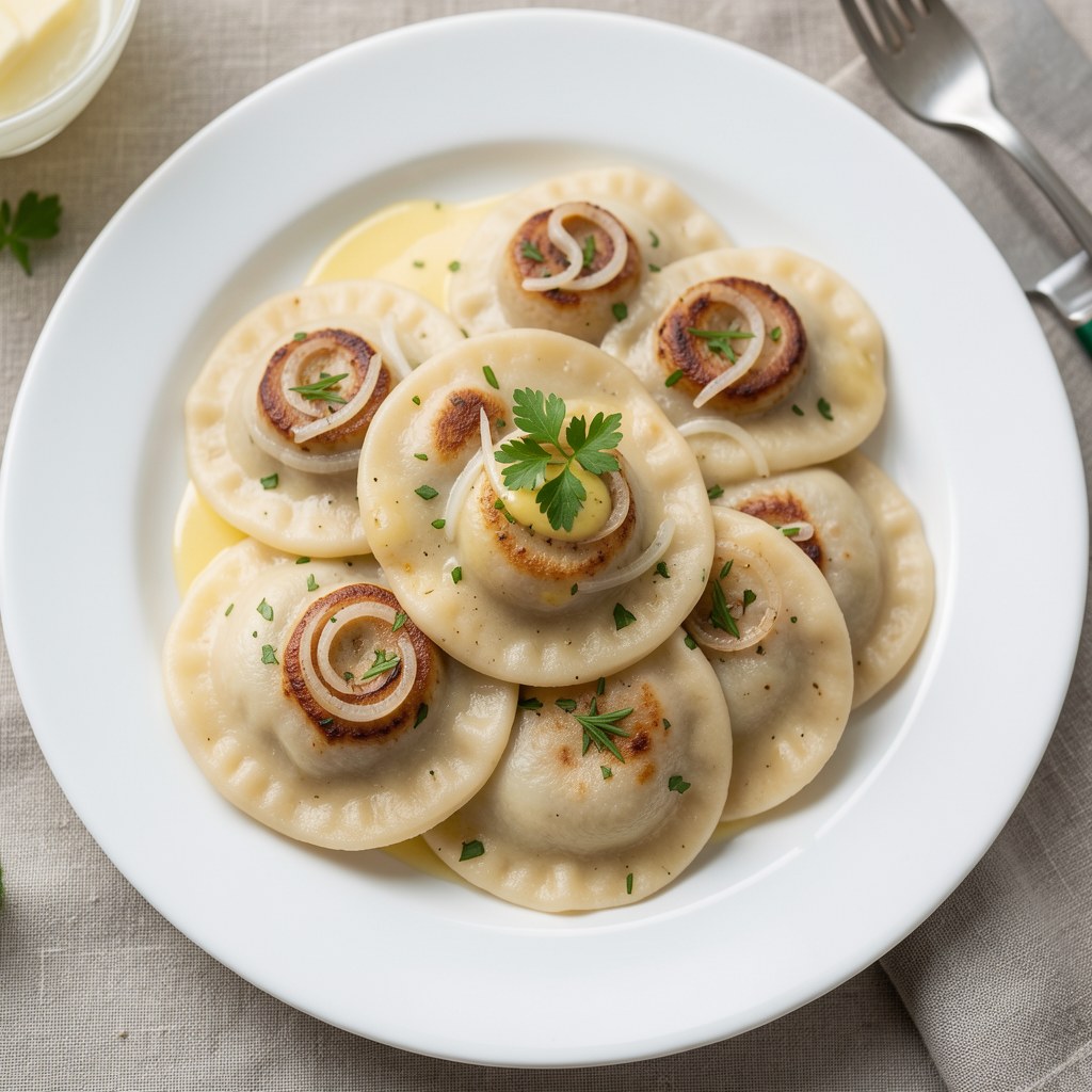 Pierogi z kaszanką