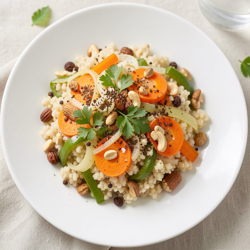 Kasza gryczana z warzywami