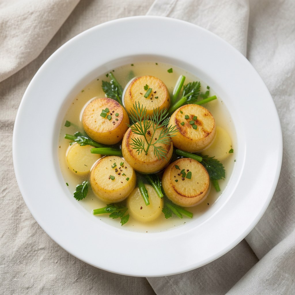 Zapiekane ziemniaczki z rzodkiewką