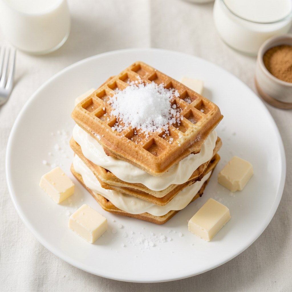 Wafle budyniowe