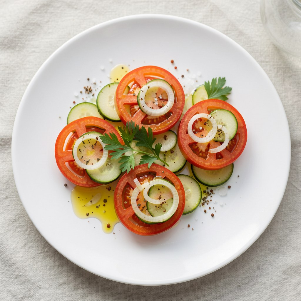 Korki z pomidorów i ogórków