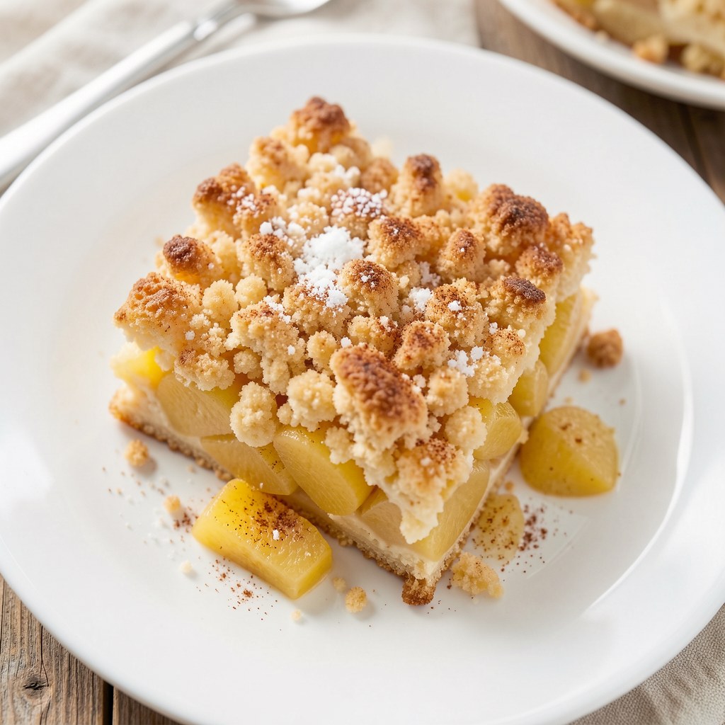 Placek CRUMBLE z jablkami