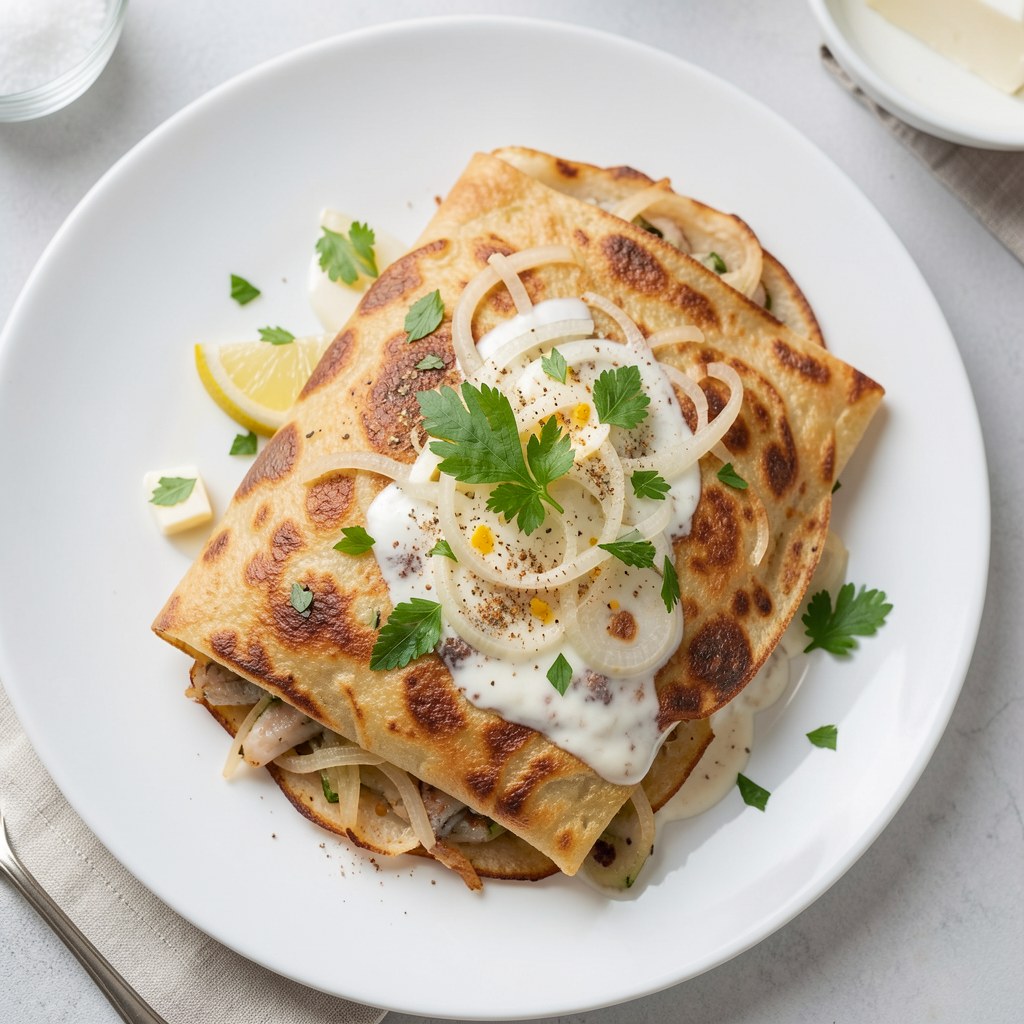 Zapiekanka z ryby z cebulą