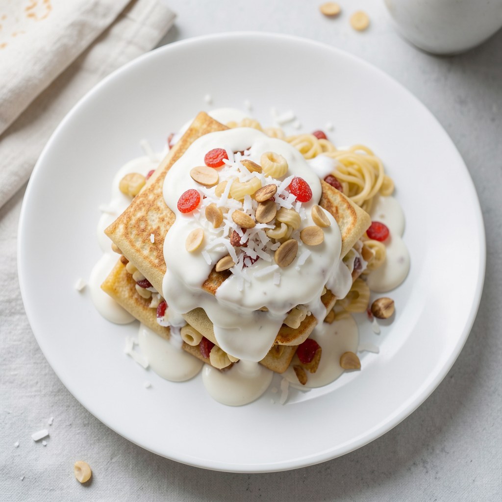 Kokosowa pychotka Eli w naleśniku waniliowym