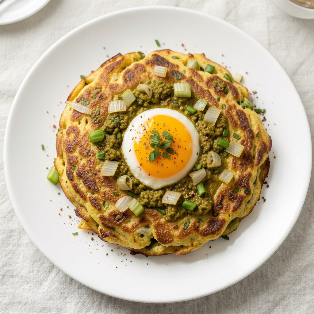 Jajecznica z curry na smalcu