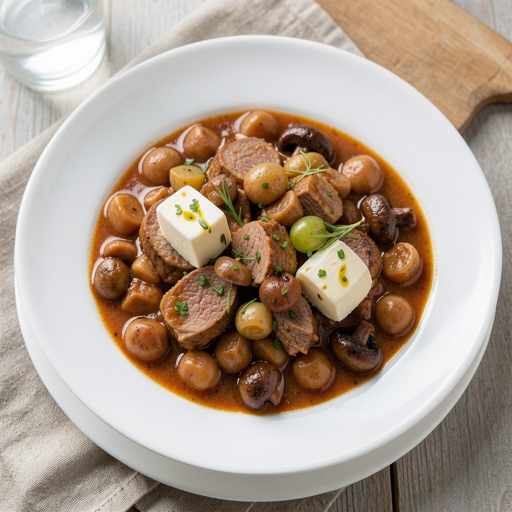 Gulasz a la karkówka z pieca