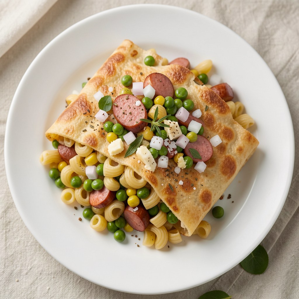 Zapiekanka z kiełbasą