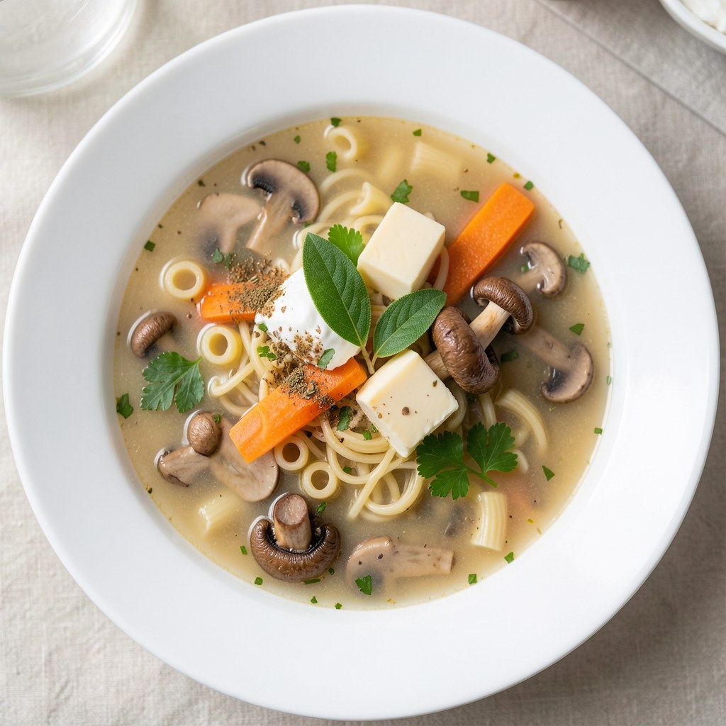 Zupa Eli z grzybów mieszanych