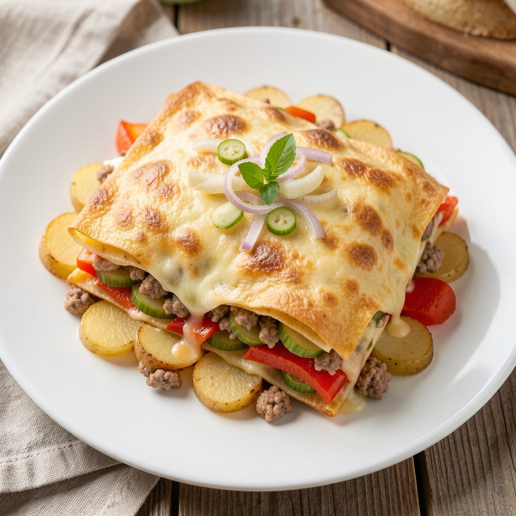 Zapiekanka z cukinii i ziemniaków