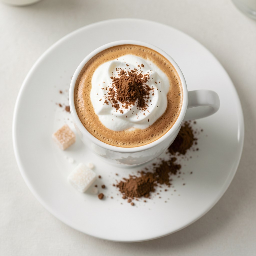Cappuccino z bitą śmietaną