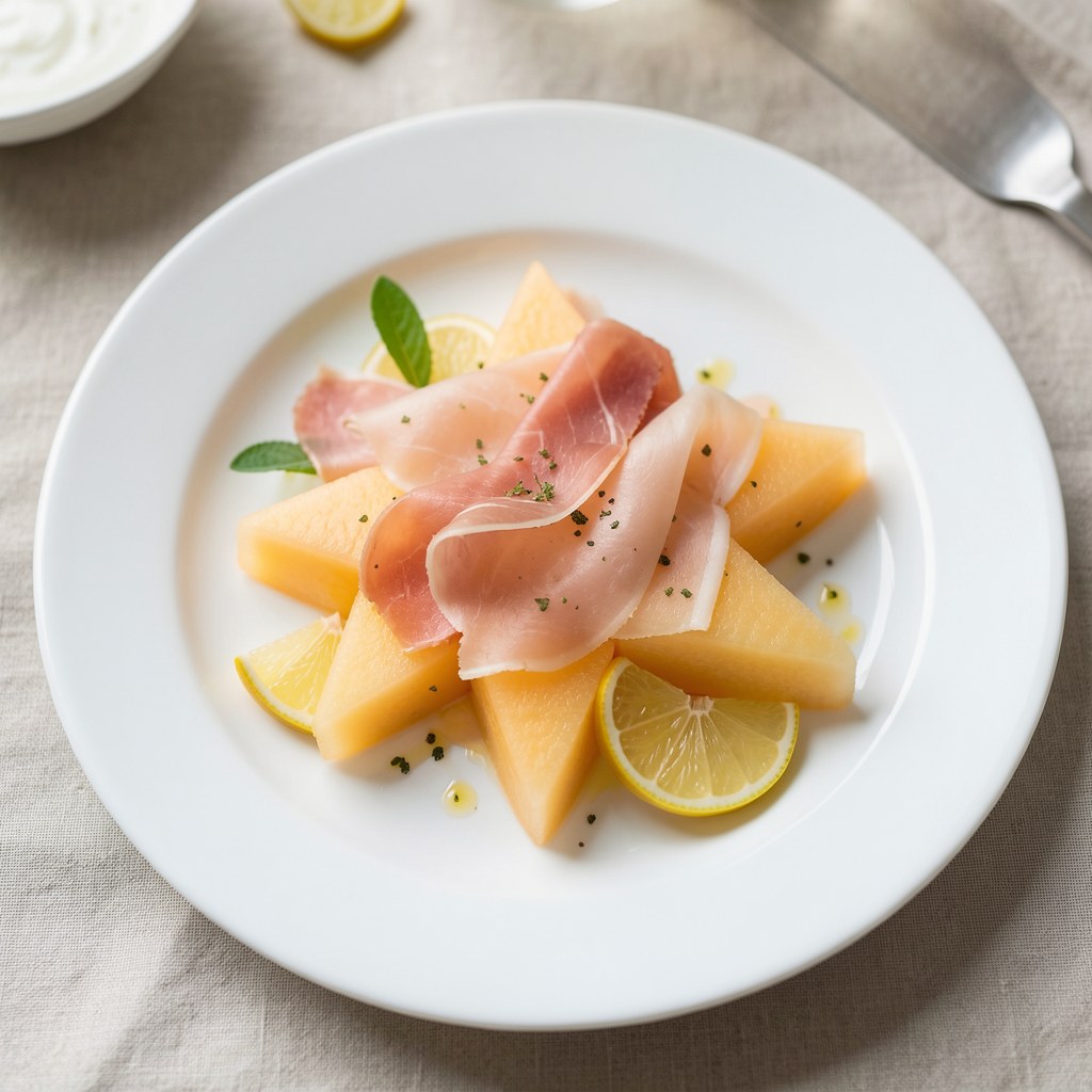 melon z szynką parmeńską