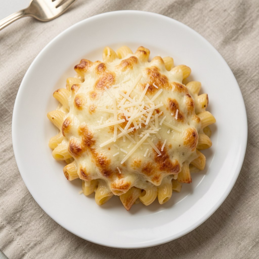 Makaron zapiekany z serem