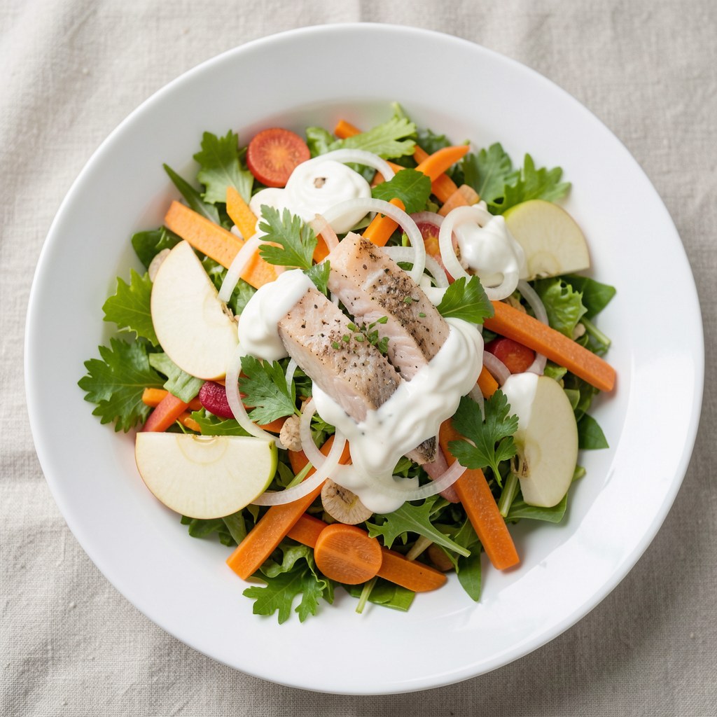 kolorowa sałatka śledziowa