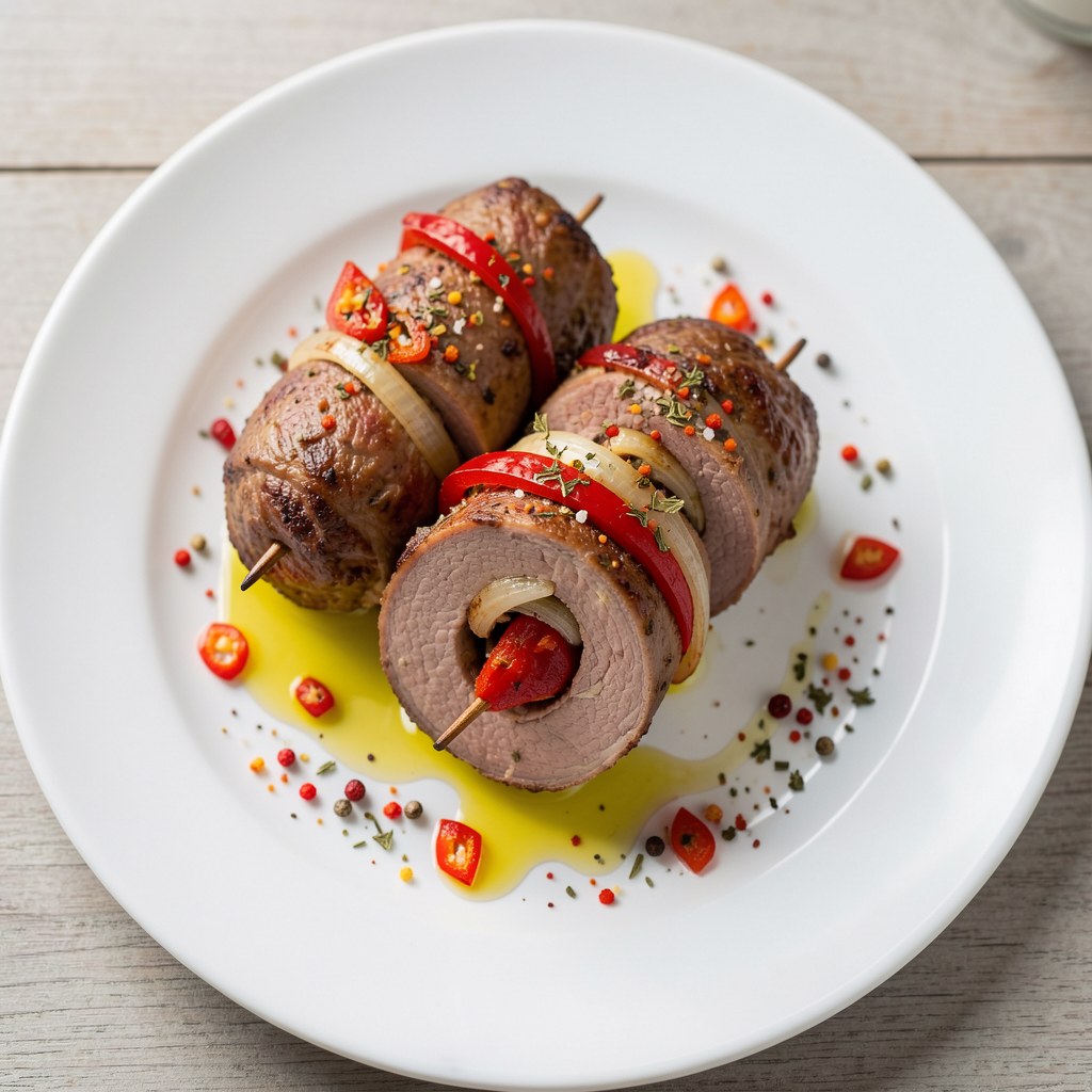 Pikantna rolada z łopatki