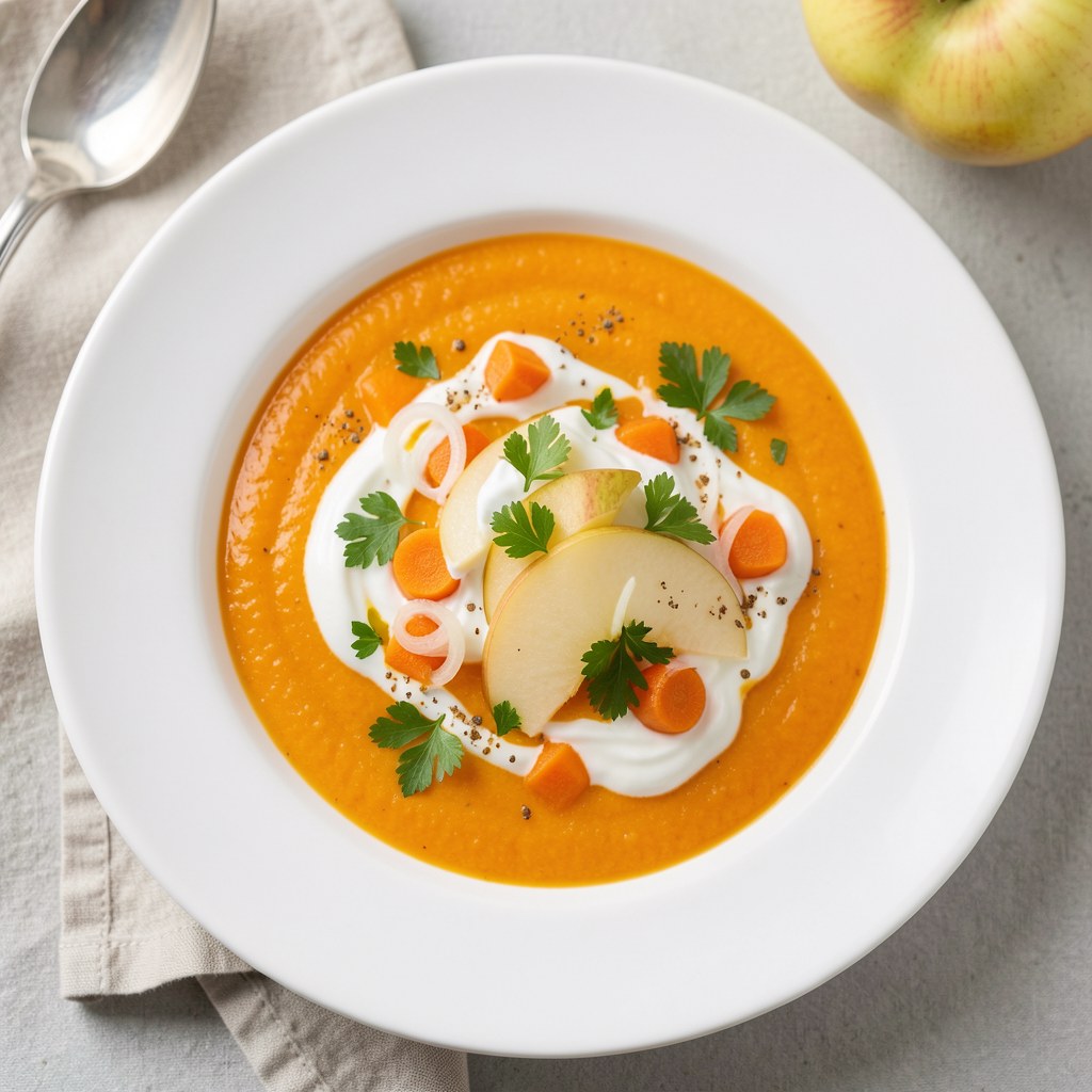 Pikantny krem z marchewki