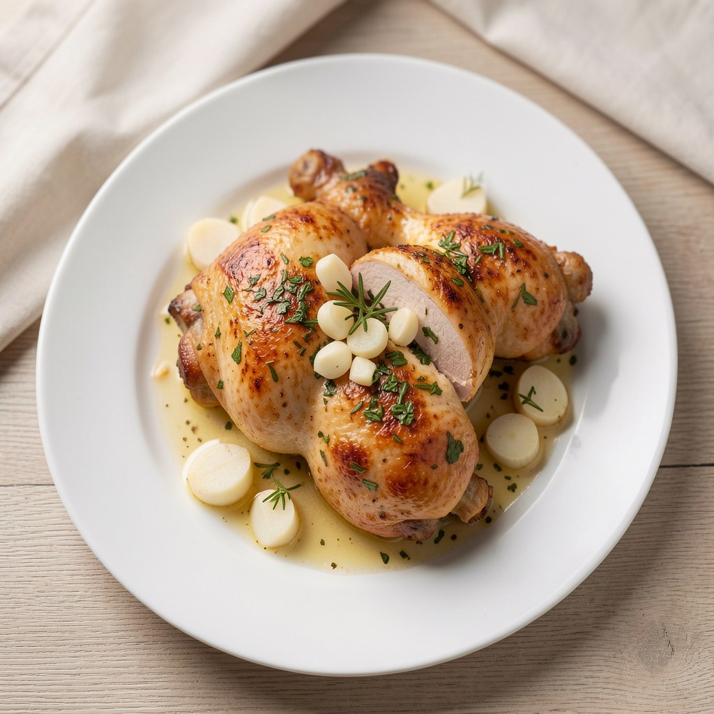 Kurczak z czosnkiem
