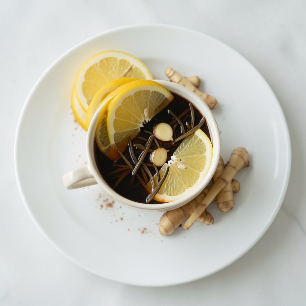 Napój rozgrzewający na grypę