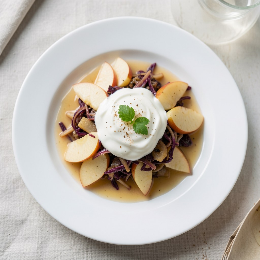 Surówka z cykorii i jabłka