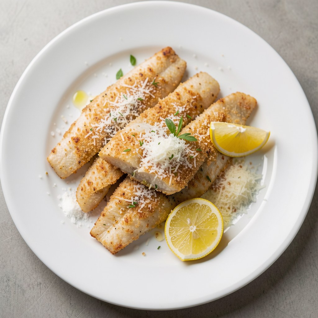 Tilapia w parmezanowej panierce