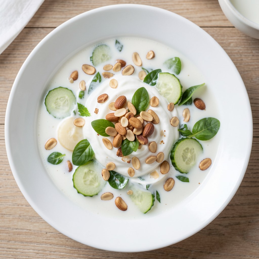 Chłodnik z orzechami