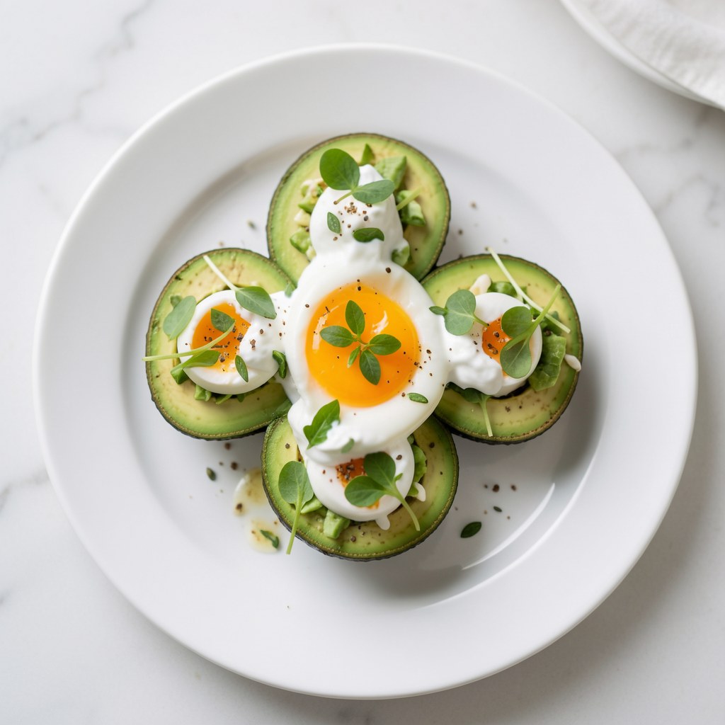 Jajka faszerowane awokado