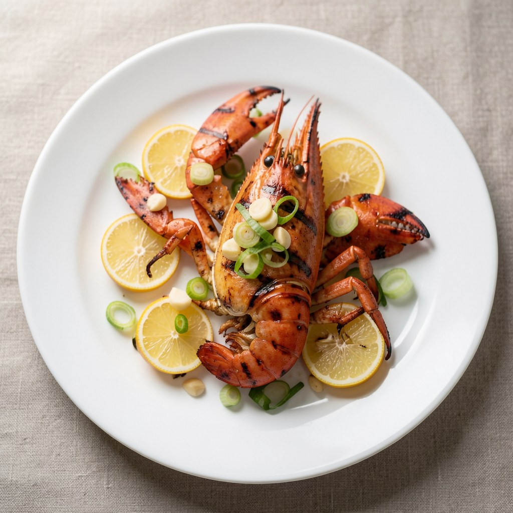 Homar z grilla