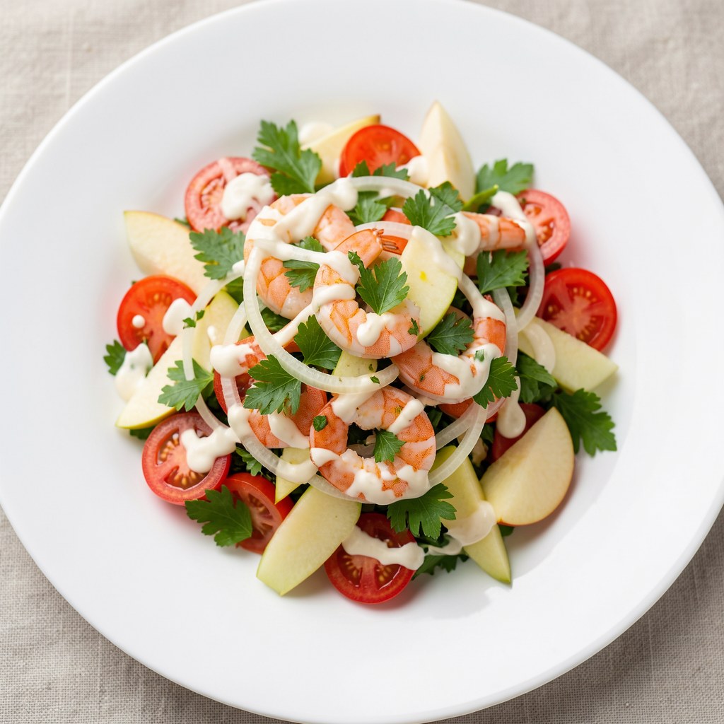 Sałatka z krewetkami