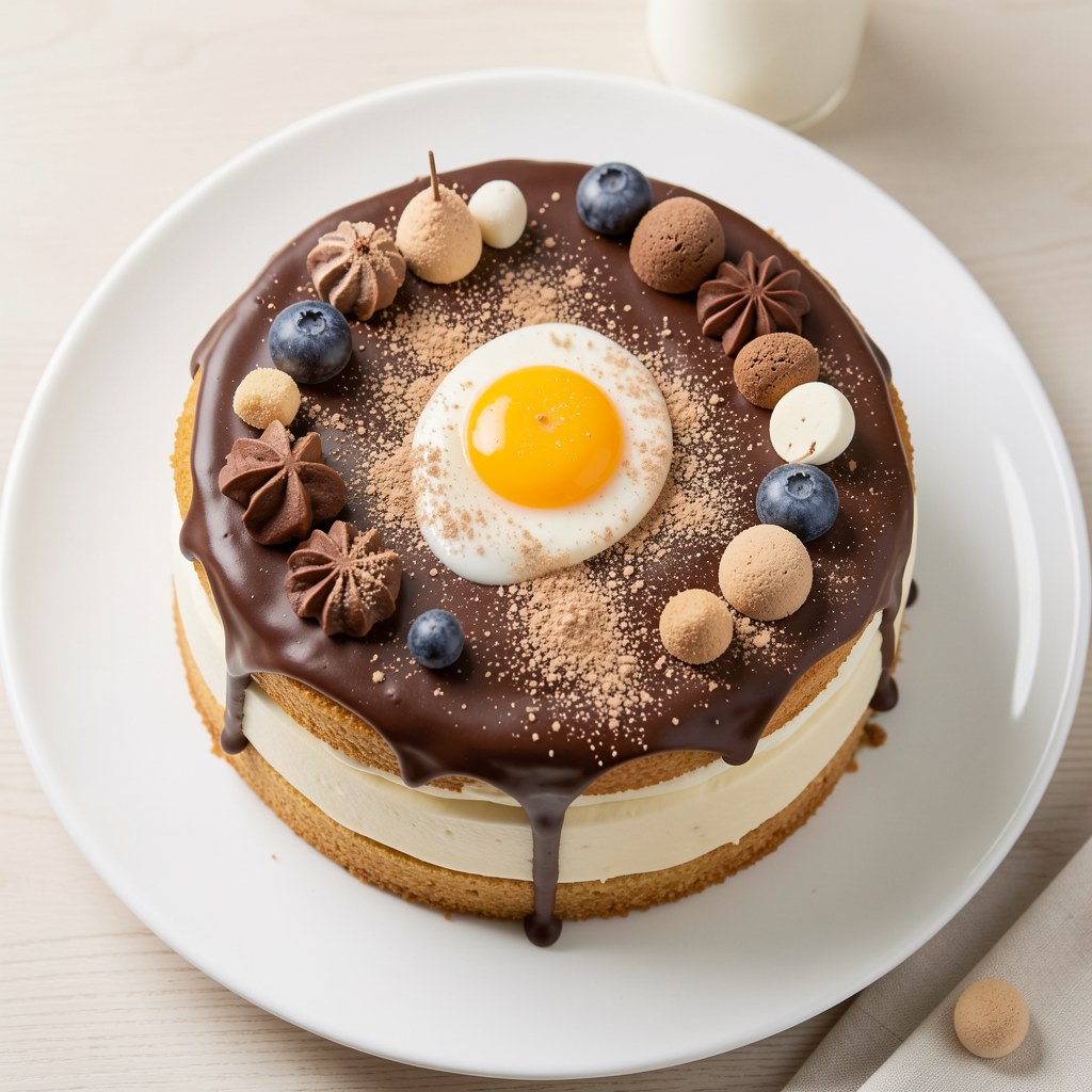 Tort Makowy z kremem