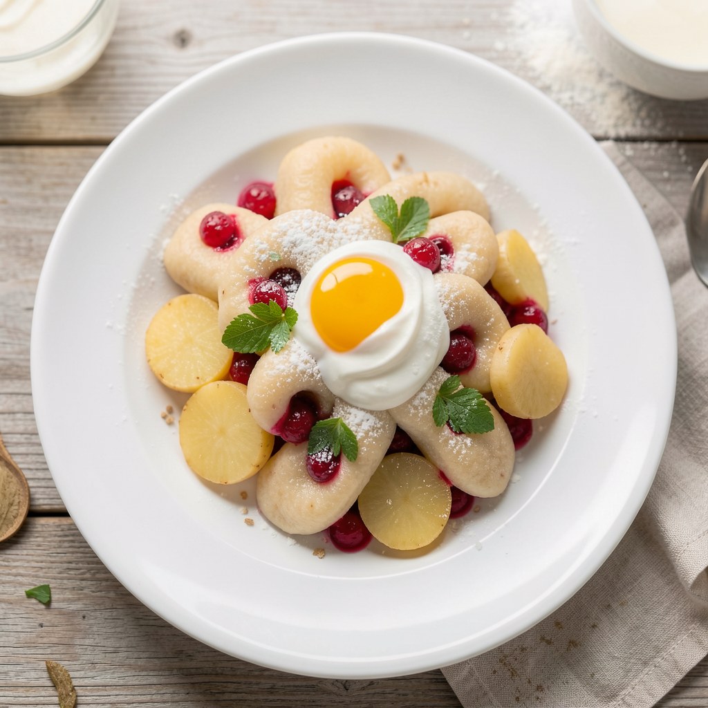 Knedle z truskawkami