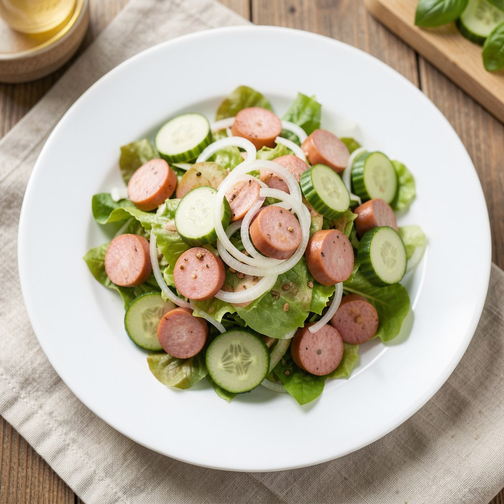 Sąłatka z kiełbasą