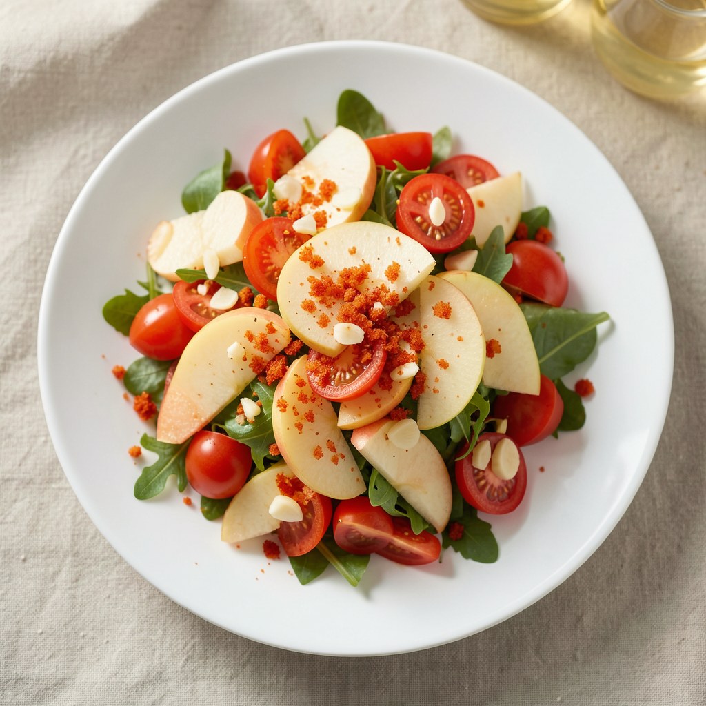 Salatka z jablек i pomidorow