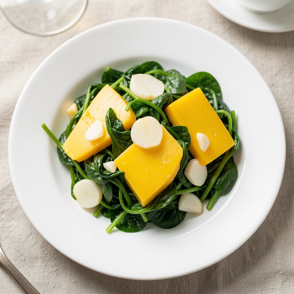 SZPINAK Z CZOSNKIEM I SEREM