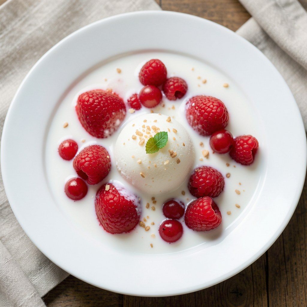 TRUSKAWKI W SLODKIM MLEKU